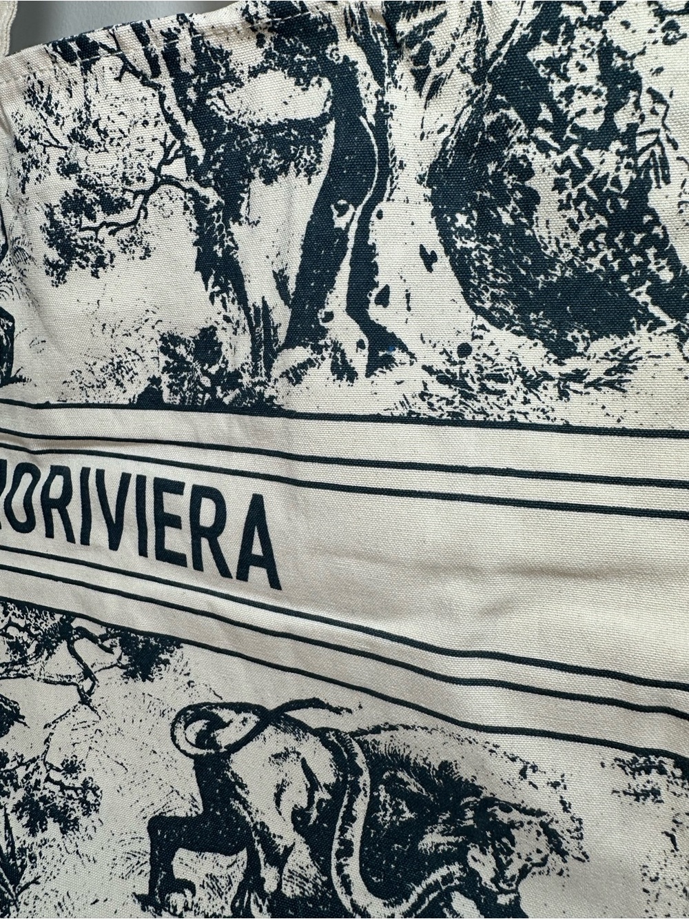 Dioriviera Canvas Tote bag - Picture 2 of 6